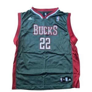 VTG Milwaukee Bucks #22 Michael Redd Adidas Youth Jersey Size: XL (18-20)